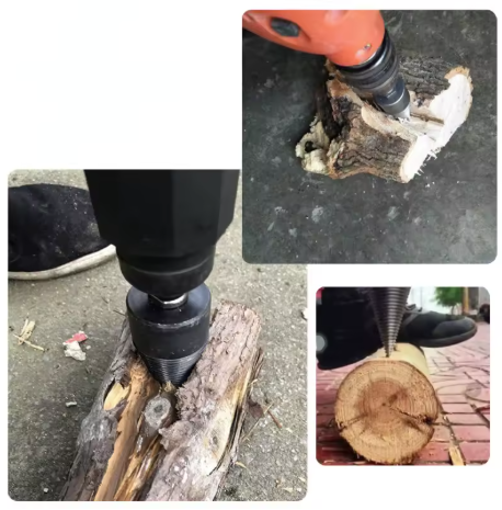 Pack Firewood Drill Bit + Gants de Protection