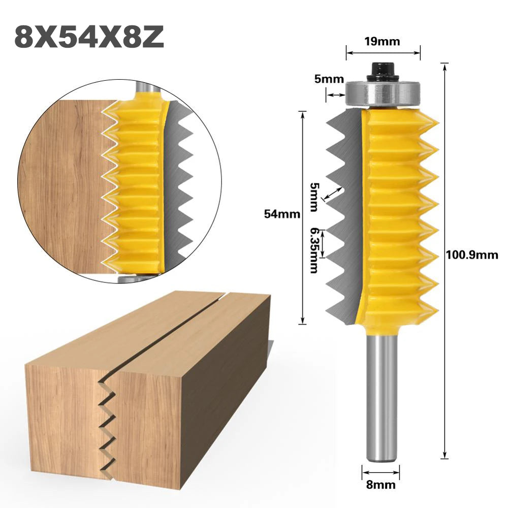 Fraise V-Joint & Tenon Bois 8 mm