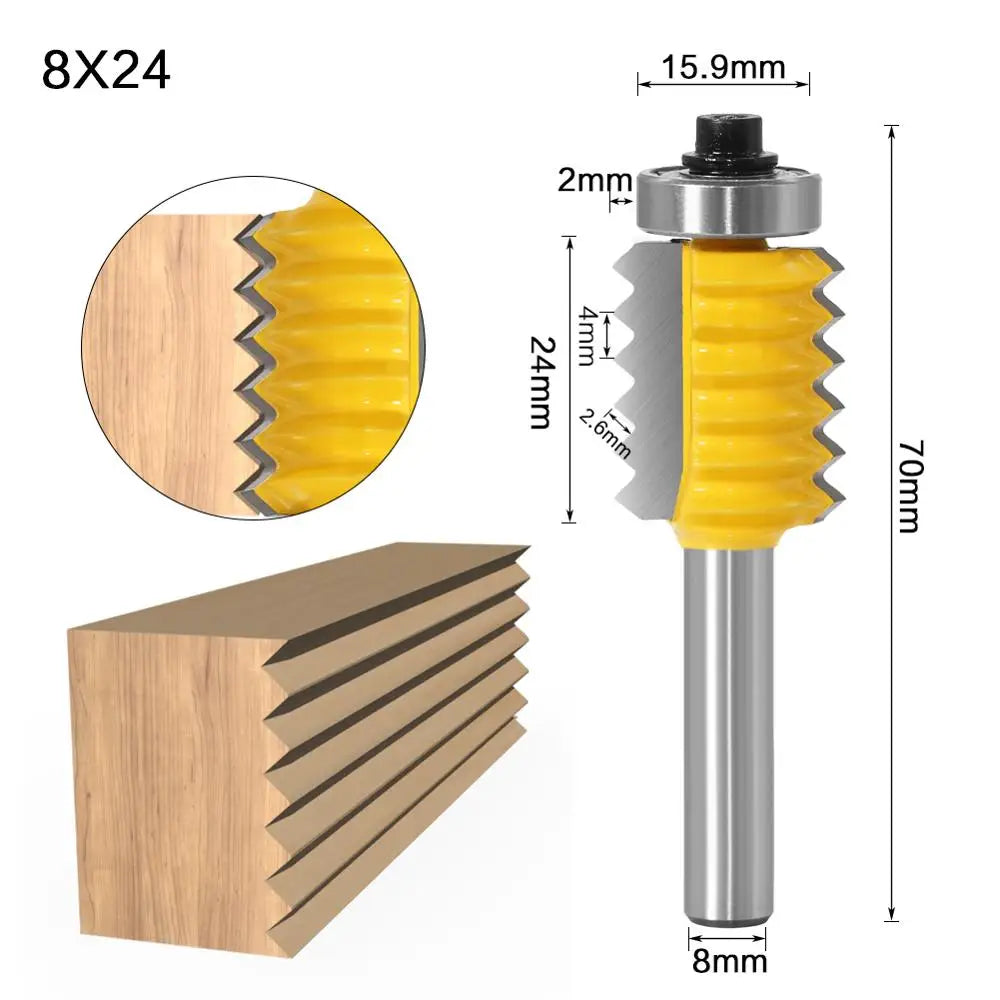 Fraise V-Joint & Tenon Bois 8 mm