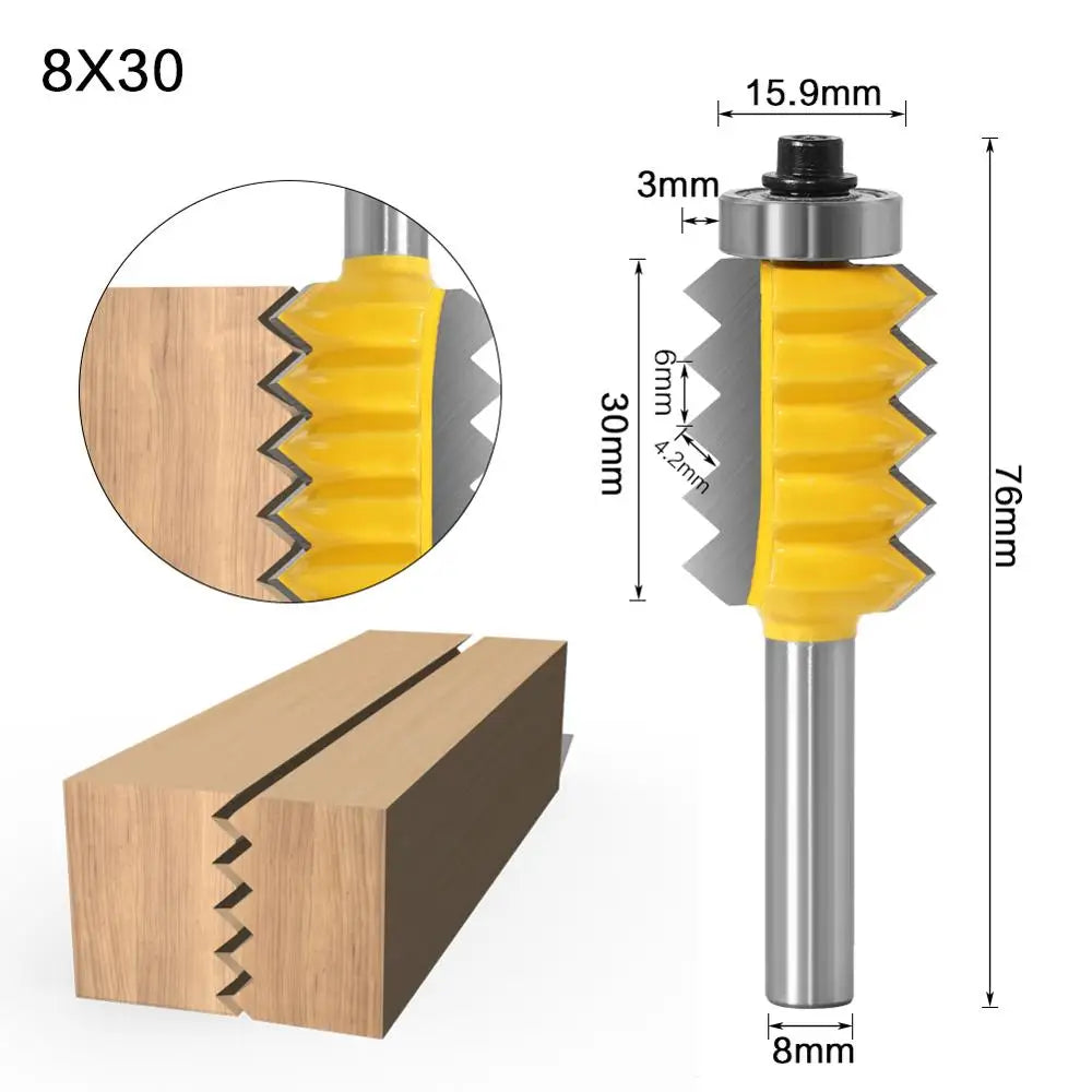 Fraise V-Joint & Tenon Bois 8 mm