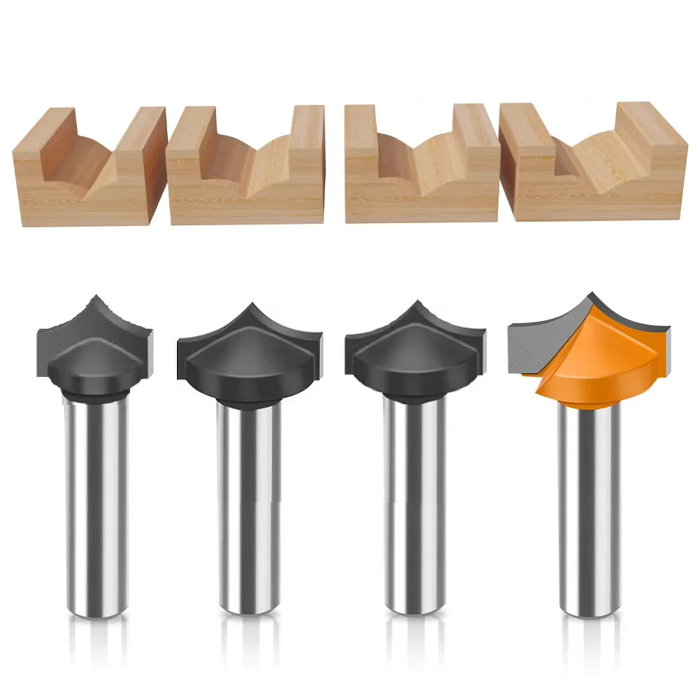 Set Fraises Gravure CNC 8 mm (1–4 pcs)