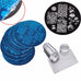 Nail Stamper + 10Pcs Nail Stencils