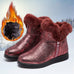 Women Fur Boots Glitters