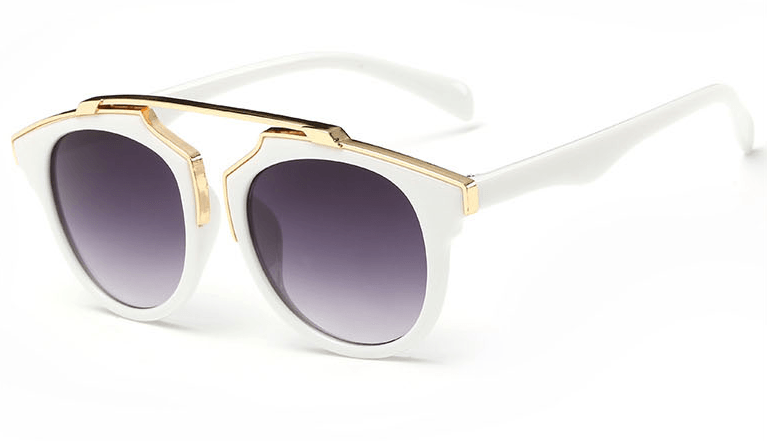 Lunettes de soleil rondes Vintage