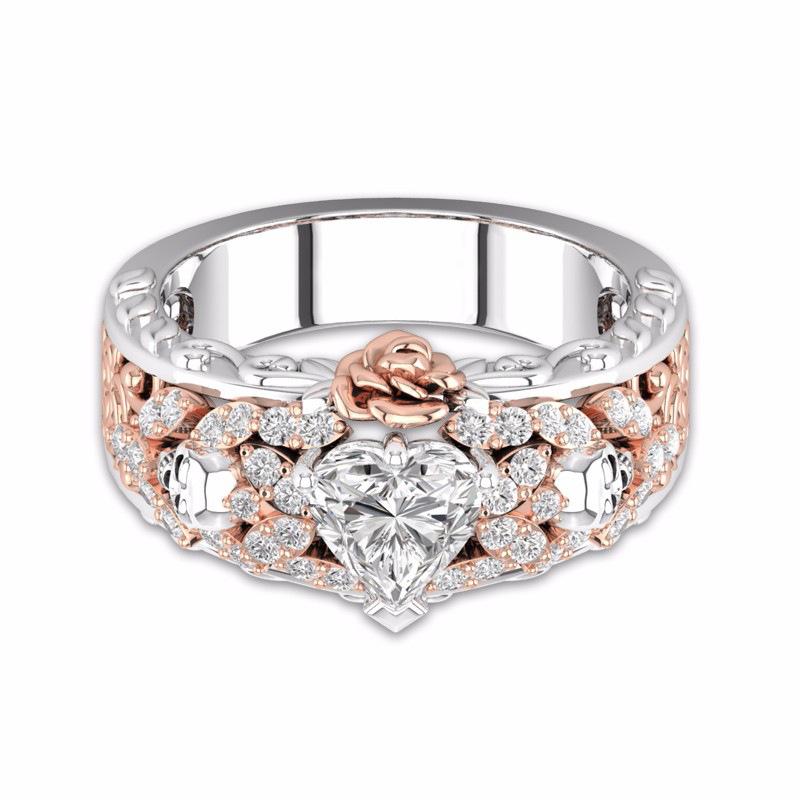 Elite Rose Skull Ring