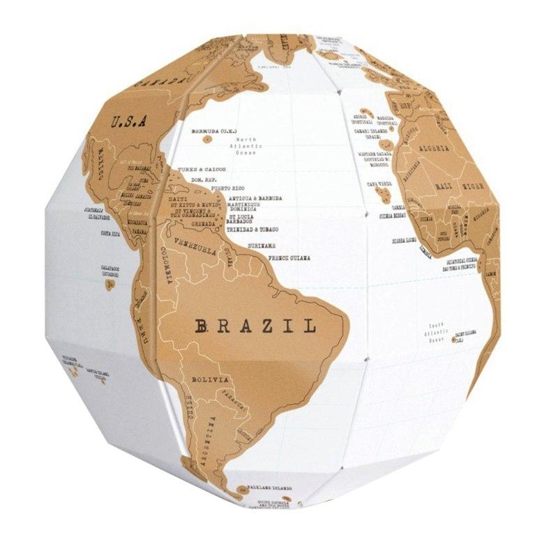 3D Scratch Globe