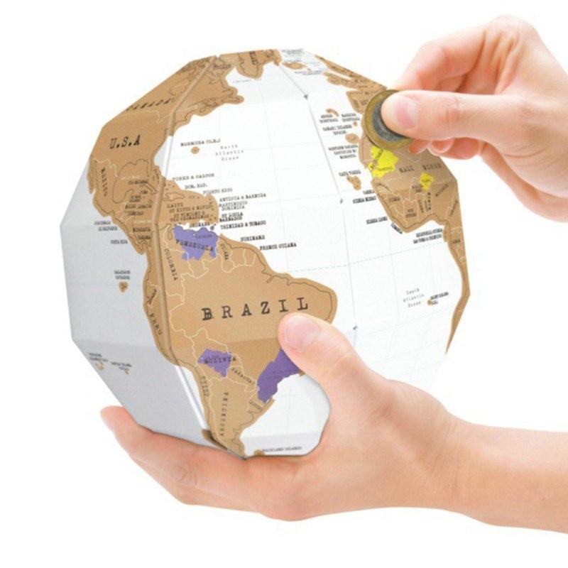 3D Scratch Globe
