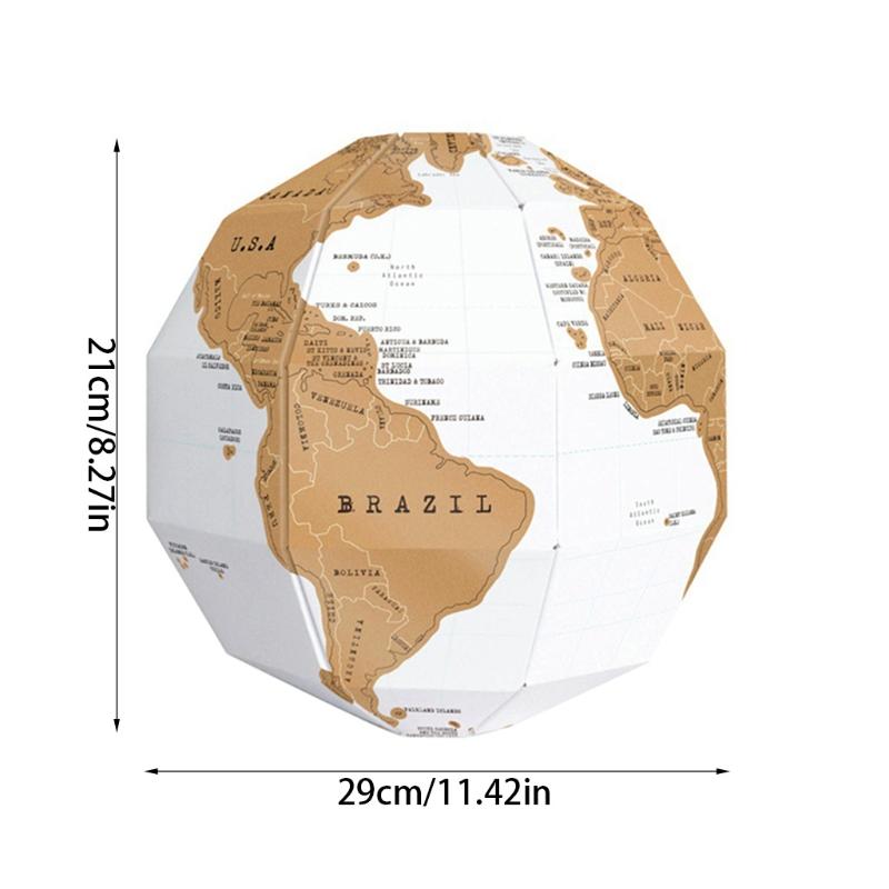 3D Scratch Globe