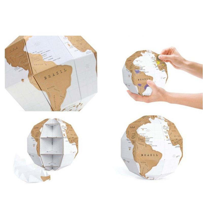 3D Scratch Globe
