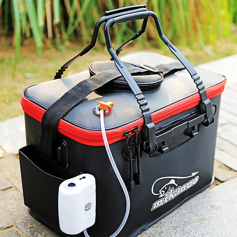 Foldable Waterproof Fishing Bucket - Live Fish Container