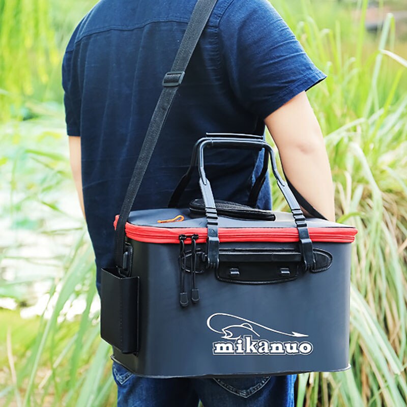 Foldable Waterproof Fishing Bucket - Live Fish Container