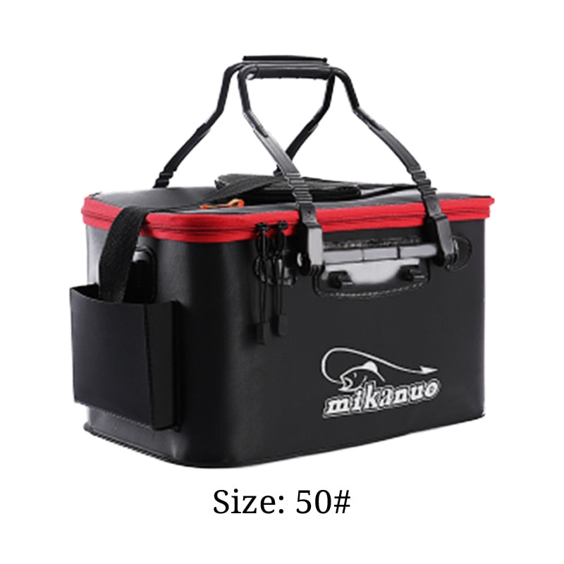 Foldable Waterproof Fishing Bucket - Live Fish Container