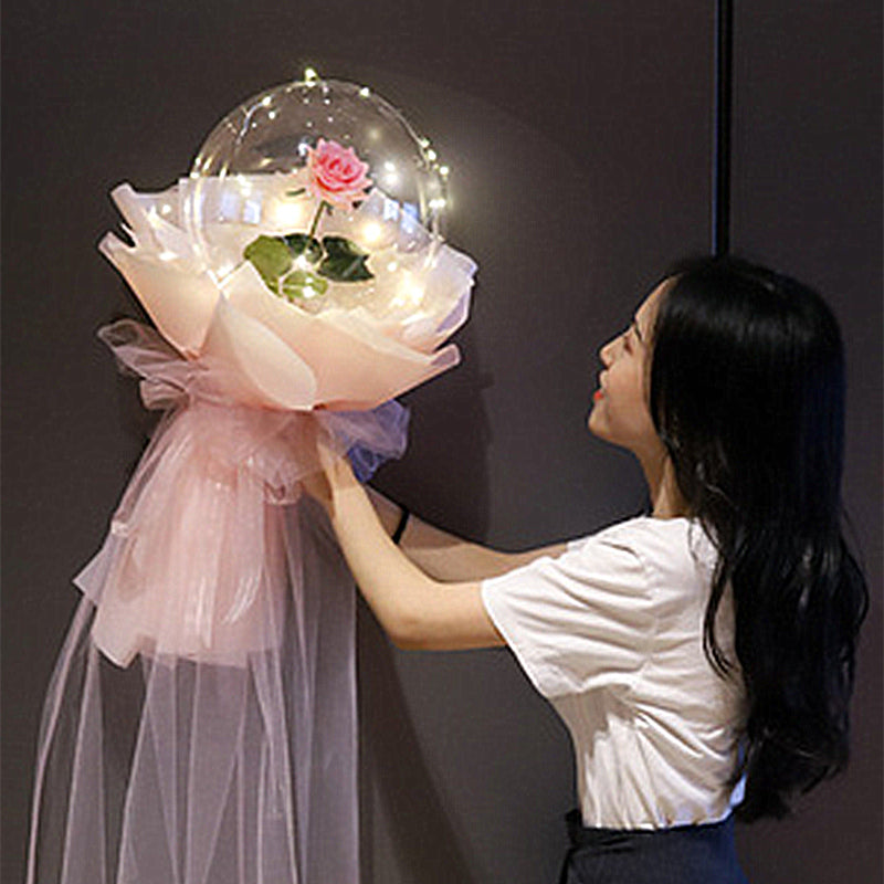 LED Balloon Rose Bouquet