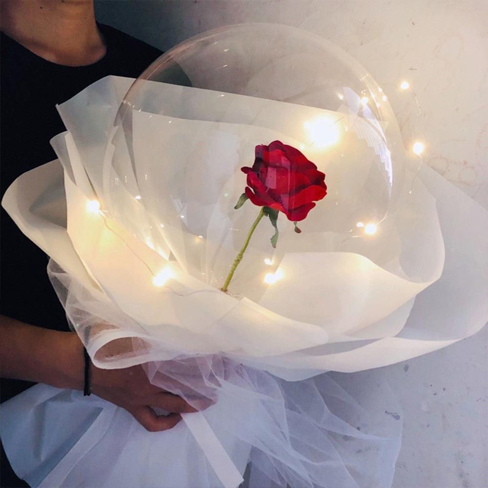 LED Balloon Rose Bouquet
