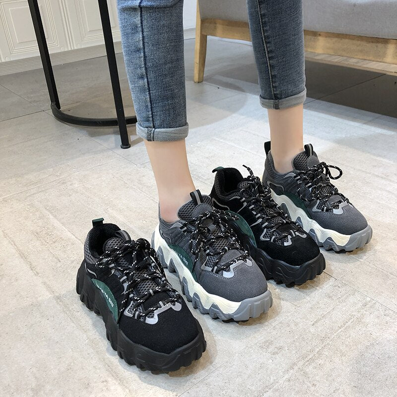 Women Fur Sneakers