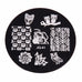 Nail Stamper + 10Pcs Nail Stencils