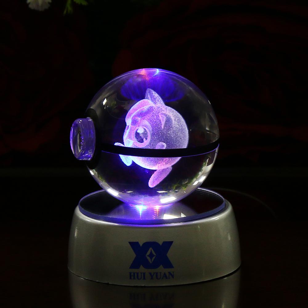 Pokéball Cristal 3D LED