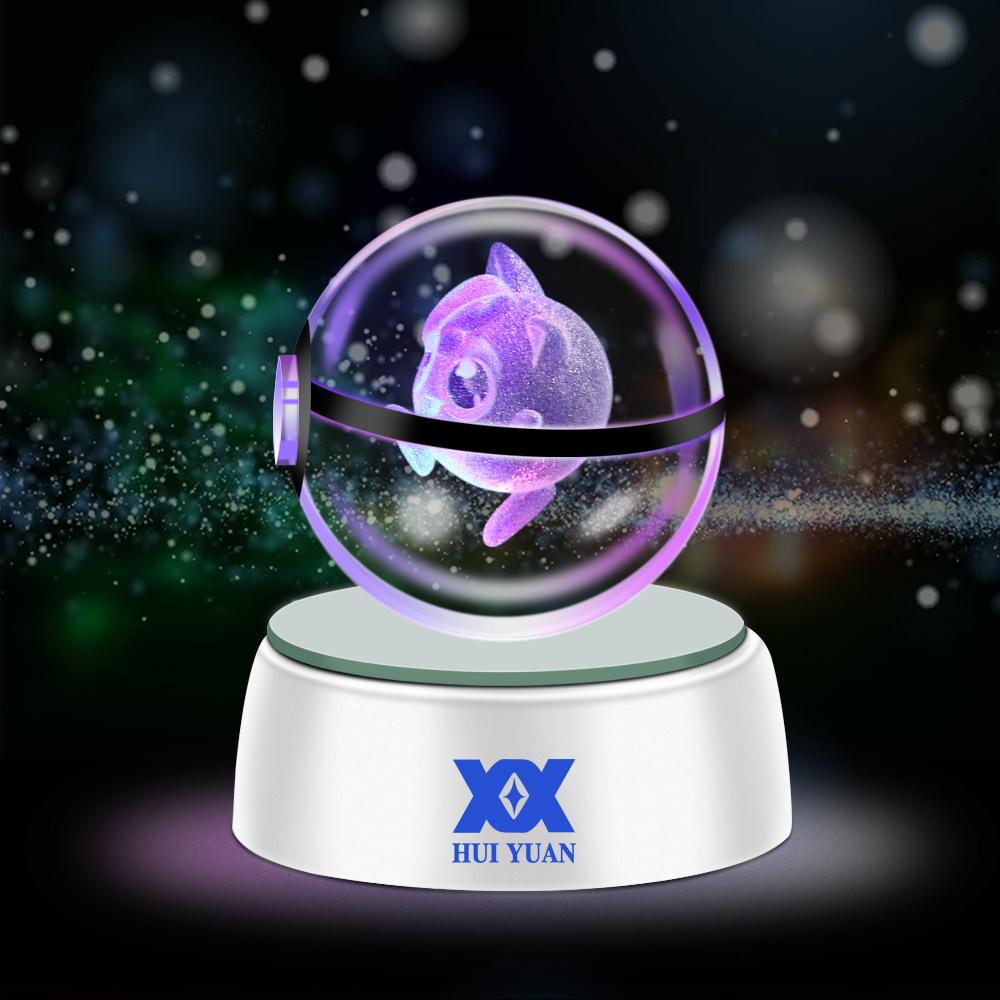 Pokéball Cristal 3D LED