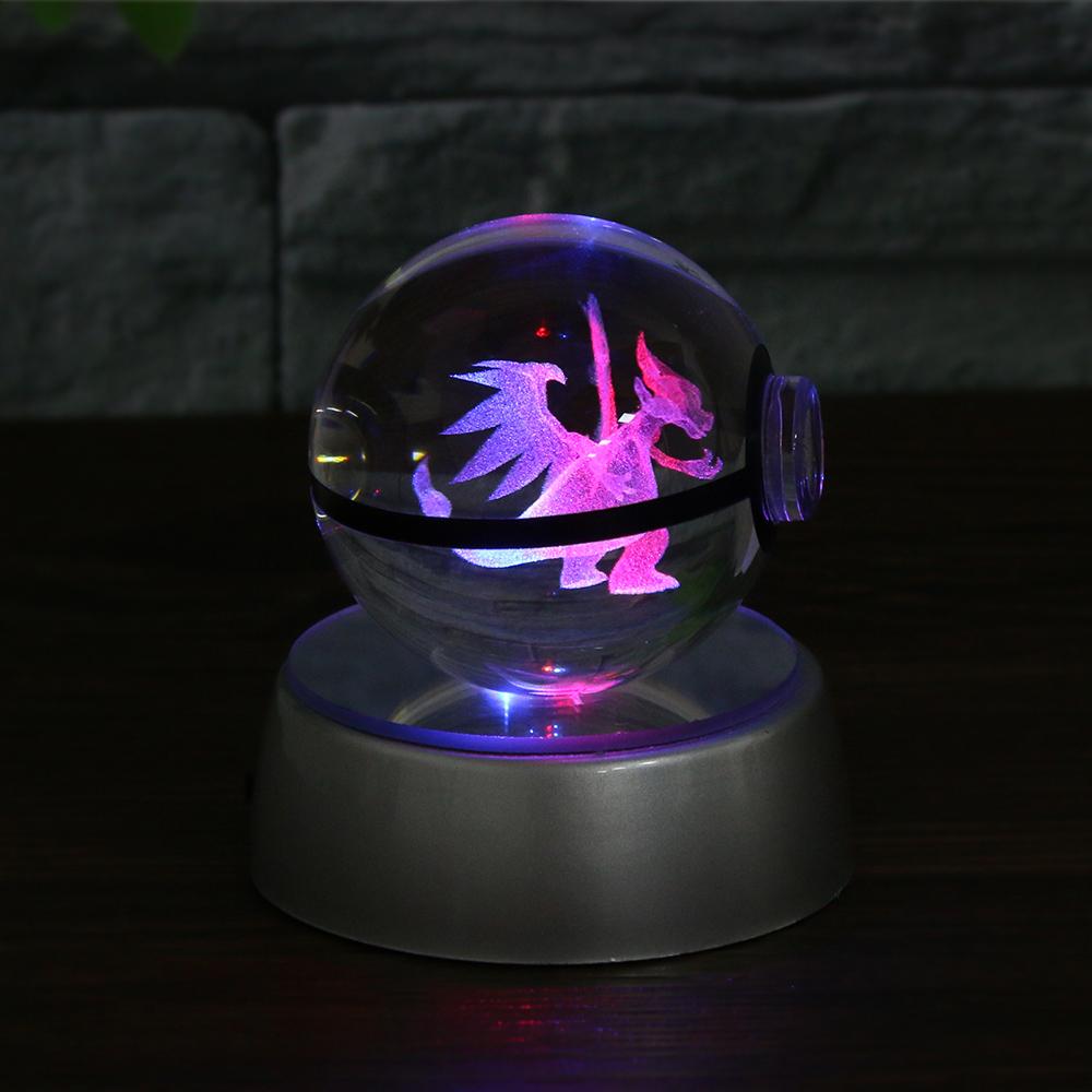 Pokéball Cristal 3D LED
