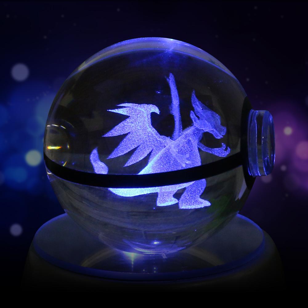 Pokéball Cristal 3D LED