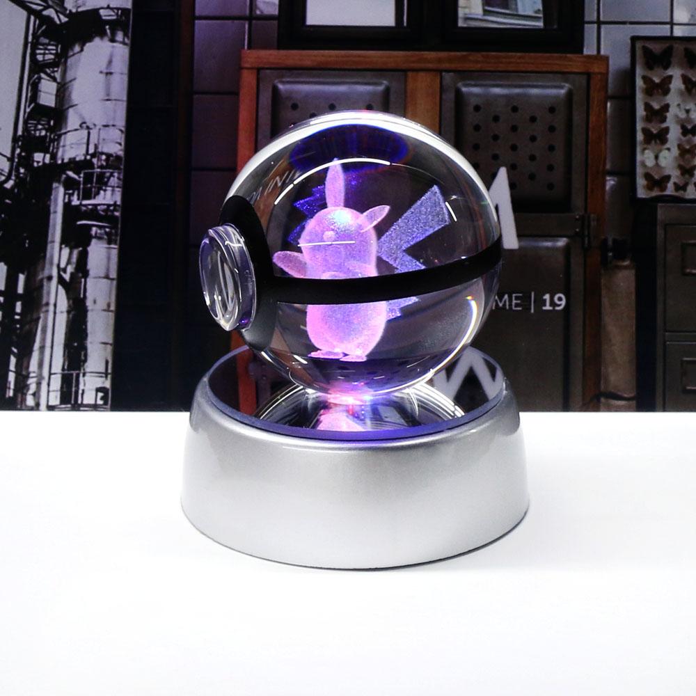 Pokéball Cristal 3D LED