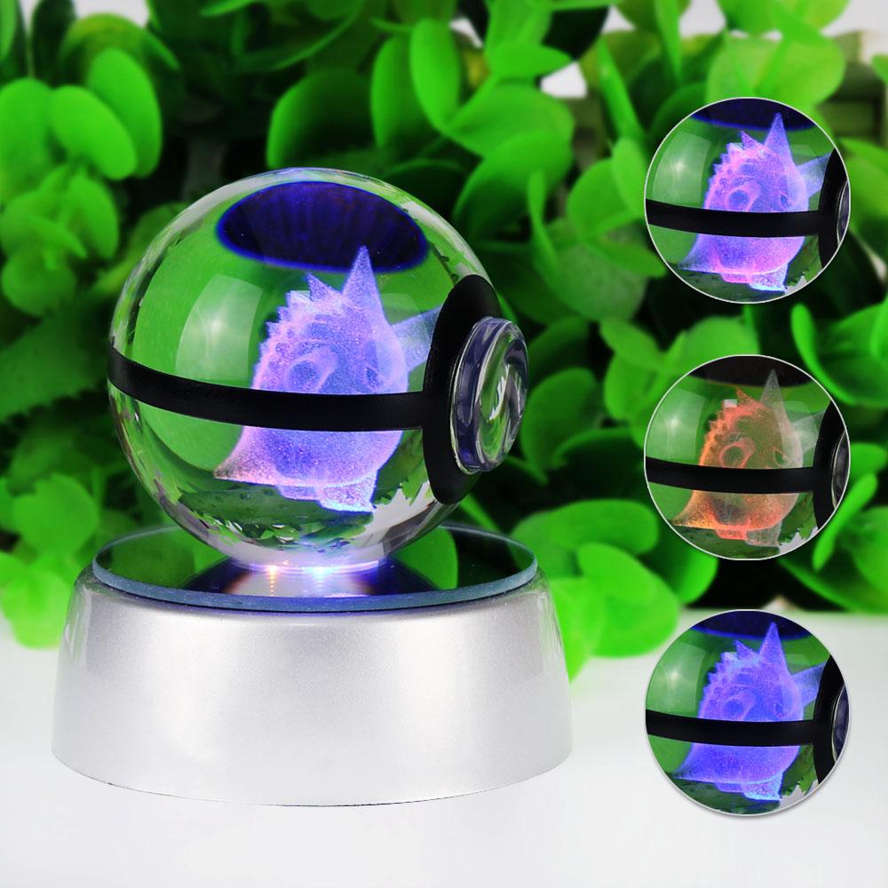 Pokéball Cristal 3D LED