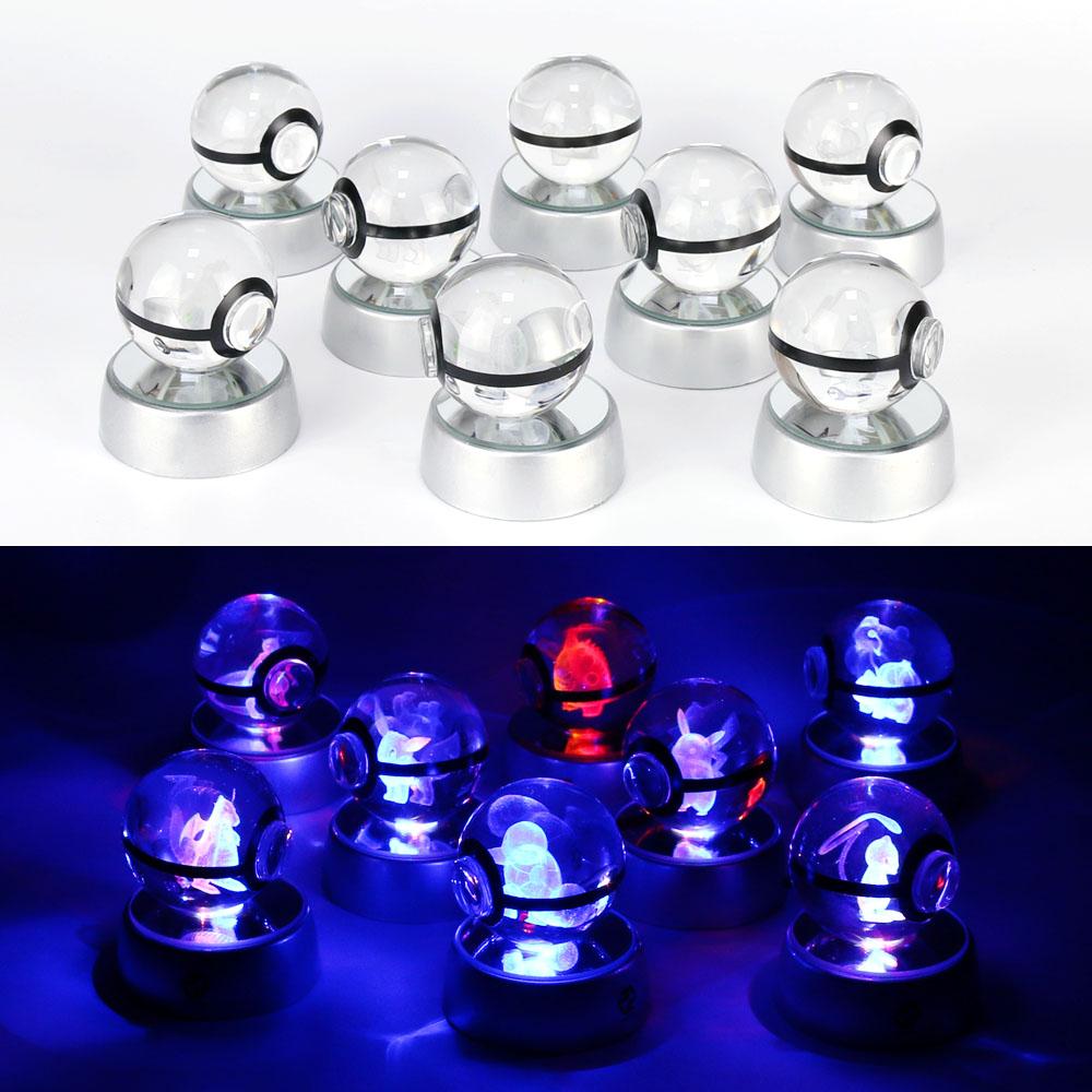 Pokéball Cristal 3D LED