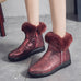 Women Fur Boots Glitters