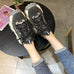 Women Fur Sneakers