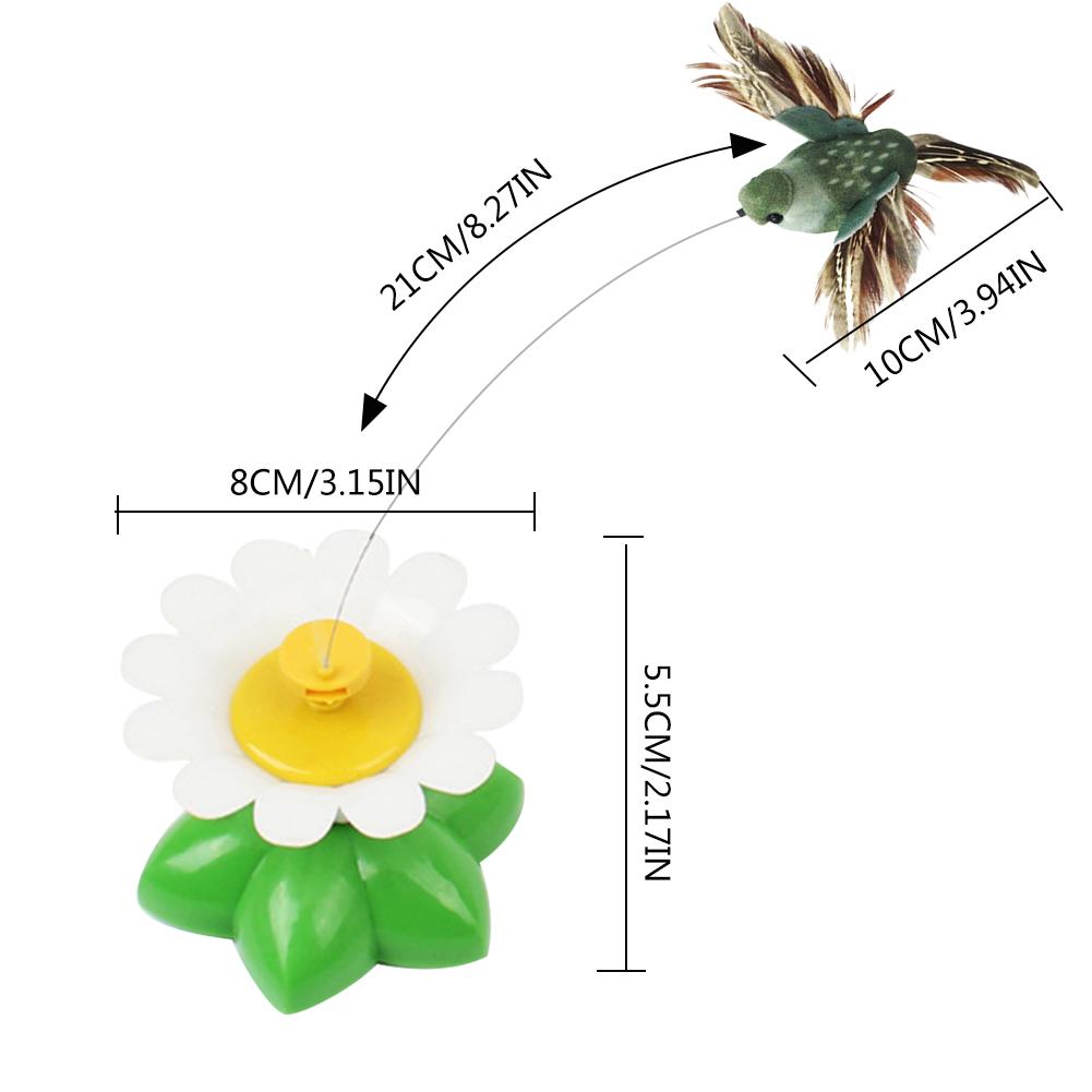 Interactive bird toy for cats