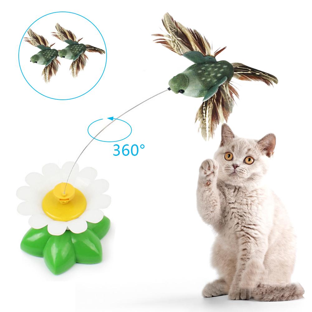 Interactive bird toy for cats