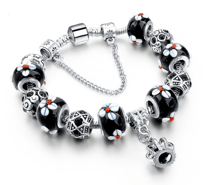 Bracelet Charms Crystal Crown