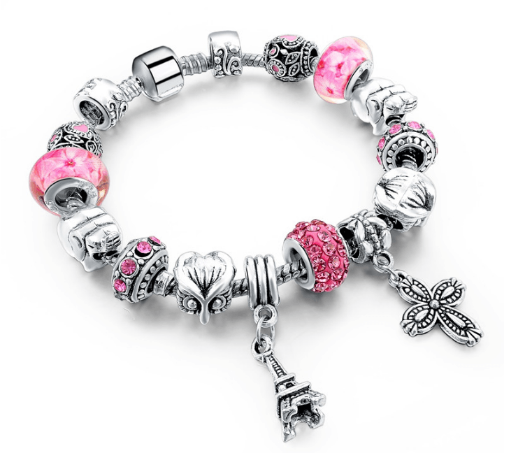 Bracelet Charms Crystal Crown