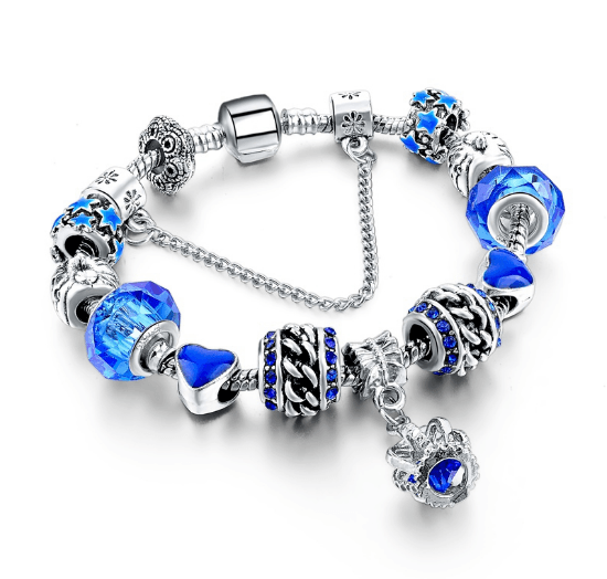 Bracelet Charms Royal Blue