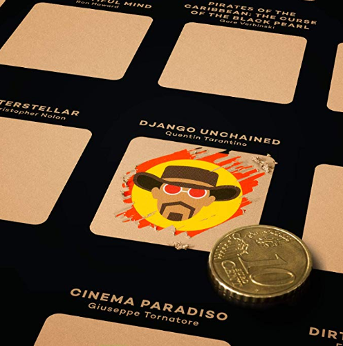 100 Essential Movies Scratch-off Poster
