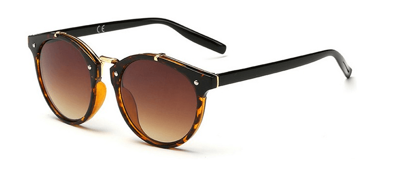 lunettes de soleil  Ronde Retro