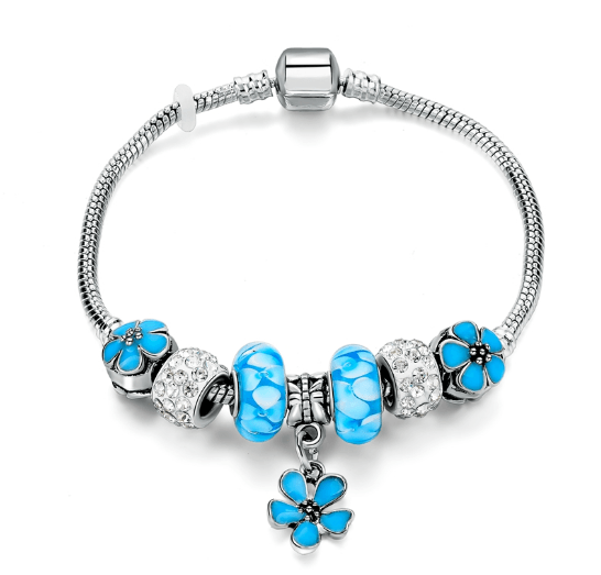 Bracelet Charms Flowers