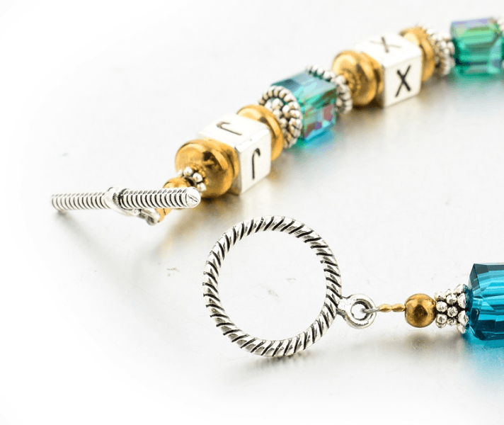 Bracelet Charms Crystal Murano