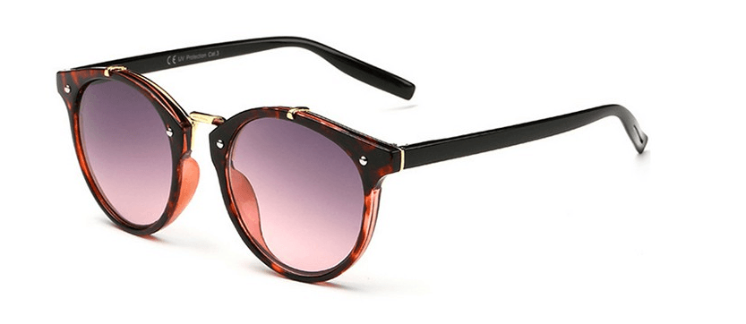lunettes de soleil  Ronde Retro