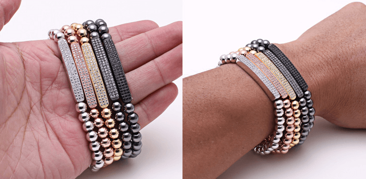 Bracelet White Zircon
