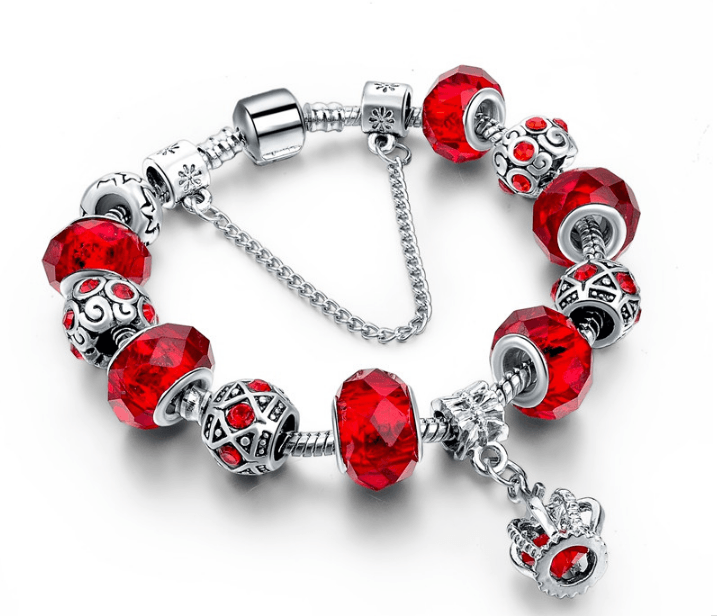Bracelet Charms Crystal Crown