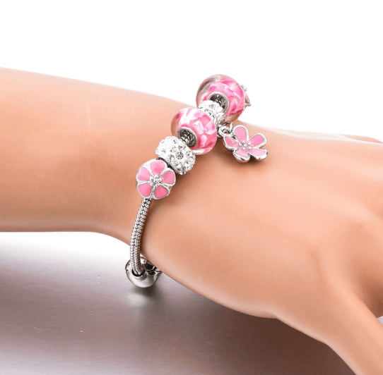 Bracelet Charms Flowers