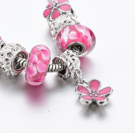 Bracelet Charms Flowers