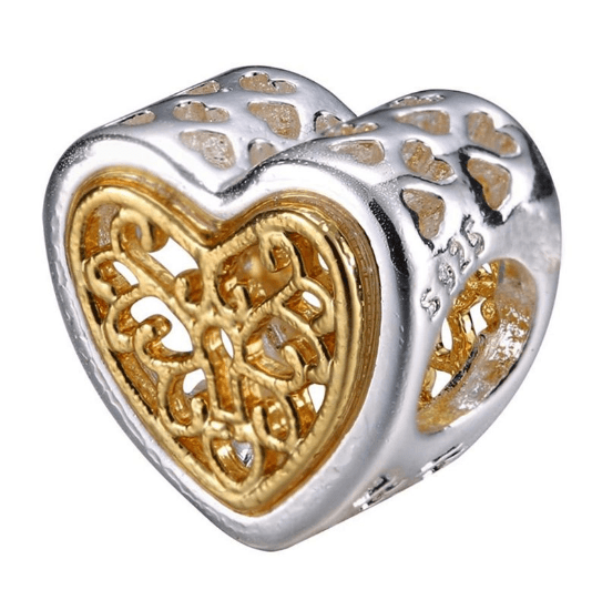Gold Heart Charm