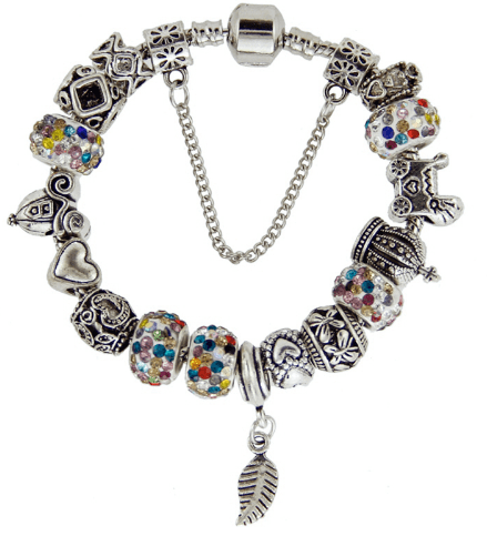 Bracelet Feather Charms
