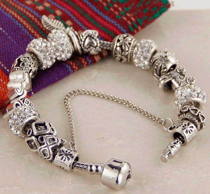 Bracelet Feather Charms