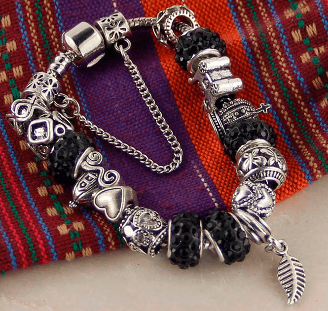 Bracelet Feather Charms