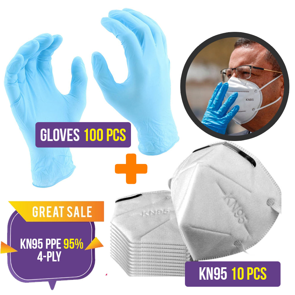 10 Pcs KN95 Face Masks