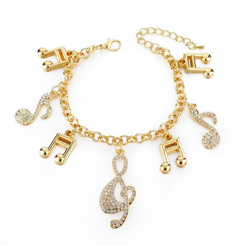 Bracelet Beetle Charms Gold