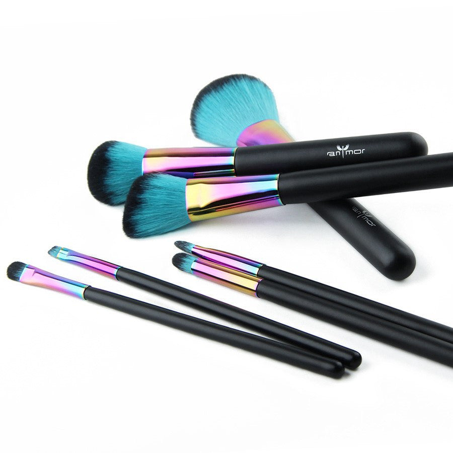 Copper 7 pcs Makeup Brush